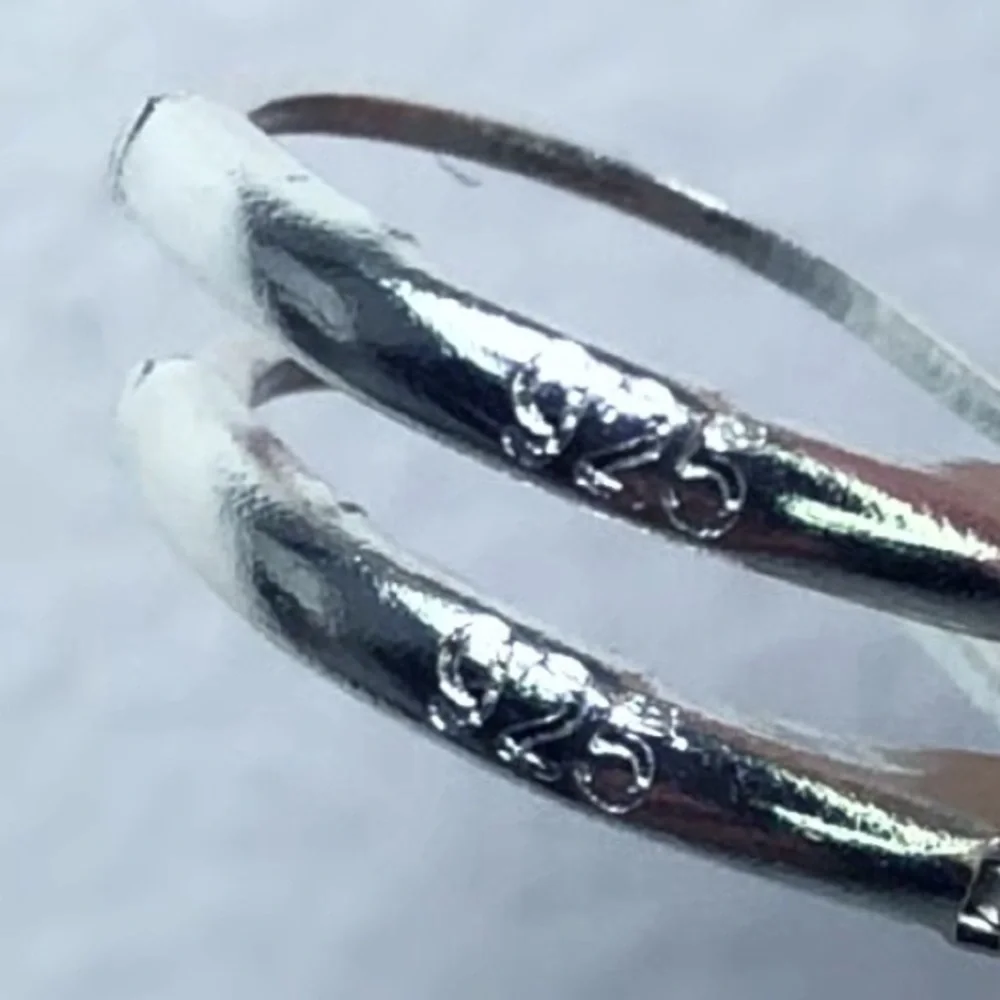 Genuine Moonstone & 925 Silver Earrings! - Picture 5 of 8